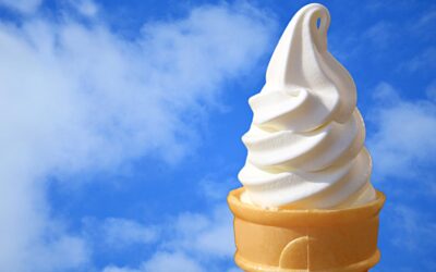 Nutritious White Malt Soft Serve